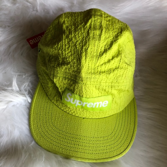 lime green supreme hat